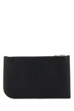 Alexander Mcqueen Men Black Leather Pouch