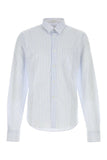Prada Men Embroidered Poplin Shirt
