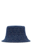 Fendi Men Embroidered Deim Bucket Hat