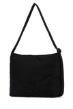 Balenciaga Men Black Fabric Monaco Shopping Bag