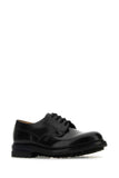 Church's Men Black Leather Mc Neil Lw Lace-Up Shoes