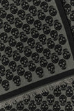 Alexander Mcqueen Men Embroidered Wool Blend Foulard