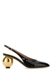 Salvatore Ferragamo Women Black Leather Tessie 70 Pumps