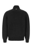 Salvatore Ferragamo Men Slate Cashmere Blend Sweater