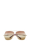 Chloe Women Platinum Metal Sunglasses