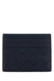 Bottega Veneta Men Two-Tone Leather Intrecciato Card Holder