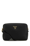 Prada Women Black Leather Crossbody Bag