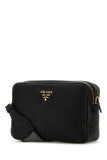 Prada Women Black Leather Crossbody Bag