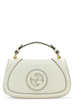 Gucci Women Ivory Leather Gucci Blondie Handbag