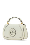 Gucci Women Ivory Leather Gucci Blondie Handbag