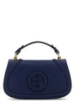 Gucci Women Blue Leather Gucci Blondie Handbag