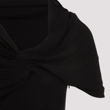 Saint Laurent Viscose Mini Dress Women