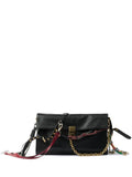 Prada Women Prada Soft Sound Large Leather Shoulder Bag With Charms