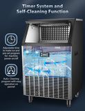 200LBS Freestanding Commercial Ice Maker Z5895