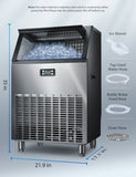 200LBS Freestanding Commercial Ice Maker Z5895