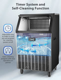 200LBS Freestanding Commercial Ice Maker Z5895