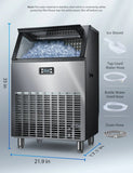 200LBS Freestanding Commercial Ice Maker Z5895