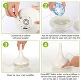 200ml Cool Mist Humidifier Ultrasonic Aroma Essential