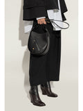 Loewe Women Hammock Slice Bag In Shiny Calfskin