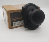 Schlage F170-PLY-CAM Plymouth Non-Turning One-Sided Dummy Door Knob  Matte Black