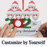 2020 Quarantine Family Personalized Christmas Ornaments