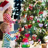 2020 Quarantine Survivor Santa Claus Christmas Ornaments Wearing Mask And Carrying All Essentials