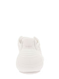 Givenchy Men 'Tk-Mx' White Low Top Sneakers With Side Logo Print In Mesh And Faux Leather Man