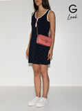 Gucci Women 'Petite Gg' Mini Pink Shoulder Bag With Double G Detail In Leather Woman