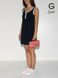 Gucci Women 'Petite Gg' Mini Pink Shoulder Bag With Double G Detail In Leather Woman