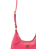Gucci Women Small Pink Aphrodite Shoulder Bag In Leather Woman