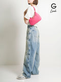 Gucci Women Small Pink Aphrodite Shoulder Bag In Leather Woman