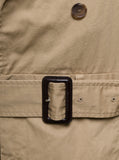 Balenciaga Women Beige Deconstructed Trench Coat With Matching Belt In Cotton Twill Woman
