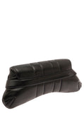 Gucci Women 'Medium Gucci Horsebit' Black Shoulder Bag With Maxi Horsebit In Leather Woman