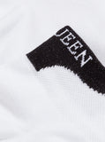 Alexander Mcqueen Women Alexander Mcqueen Woman's White Cotton Socks With Logo