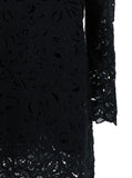 Isabel Marant Women 'Daphne' Mini Black Dress With Flower Embroidery In Guipure Woman