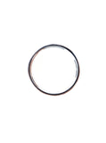 Fendi Men Silver Tone Ring With Lettering Engraving In Brass Man