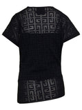 Givenchy Women Black Top With Draped Neckline In Viscose Woman