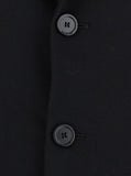 Balenciaga Women 'Hourglass' Black Single-Breasted Jacket With Notched Revers In Wool Woman