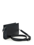Gucci Men Super Mini Crossbody Bag With Logo Patch In Leather Man