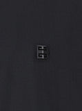 Givenchy Men Black Zip-Up Hoodie With Logo Detail In Wool Man