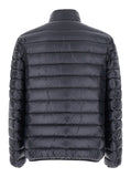 Givenchy Men Black High Neck Down Jacket With Logo Detail In Tech Fabric Man