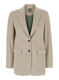Max Mara Women 'Kuban' Beige Single-Breasted Jacket With Notched Revers In Cotton Blend Woman