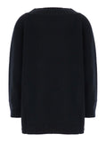 Max Mara Women 'Radames' Black Sweater With Boat Neckline In Wool And Cashmere Woman