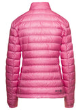 Moncler Grenoble Women 'Walibi' Pink Down Jacket With Logo Patch In Polyamide Woman