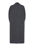 Max Mara Women 'Asburgo' Grey  Coat With Notched Revers In Virgin Wool Blend Woman