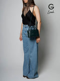 Bottega Veneta Women 'Candy Arco' Dark Green Handbag With Intreccio Motif In Leather Woman