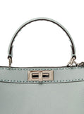 Fendi Women 'Peekaboo Iseeu Medium' Grey Handbag With 646 Hand-Sewn Topstitches Woman