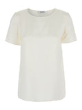 Max Mara Women 'Dida' White Top In Silk Woman