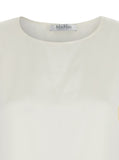 Max Mara Women 'Dida' White Top In Silk Woman