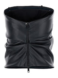 Sportmax Women 'Lindsey' Black Bandeau Top With V-Neck On The Back In Tech Fabric Woman